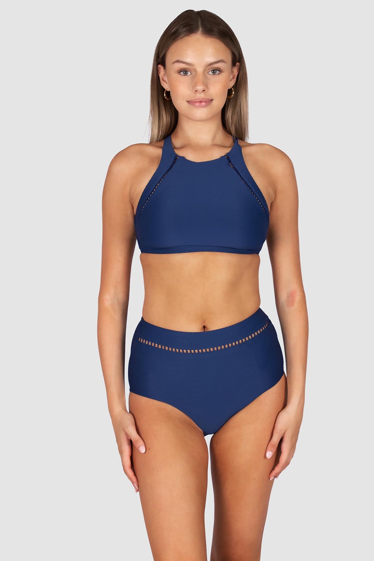 Rococco Lace High Waist Bikini Bottom
