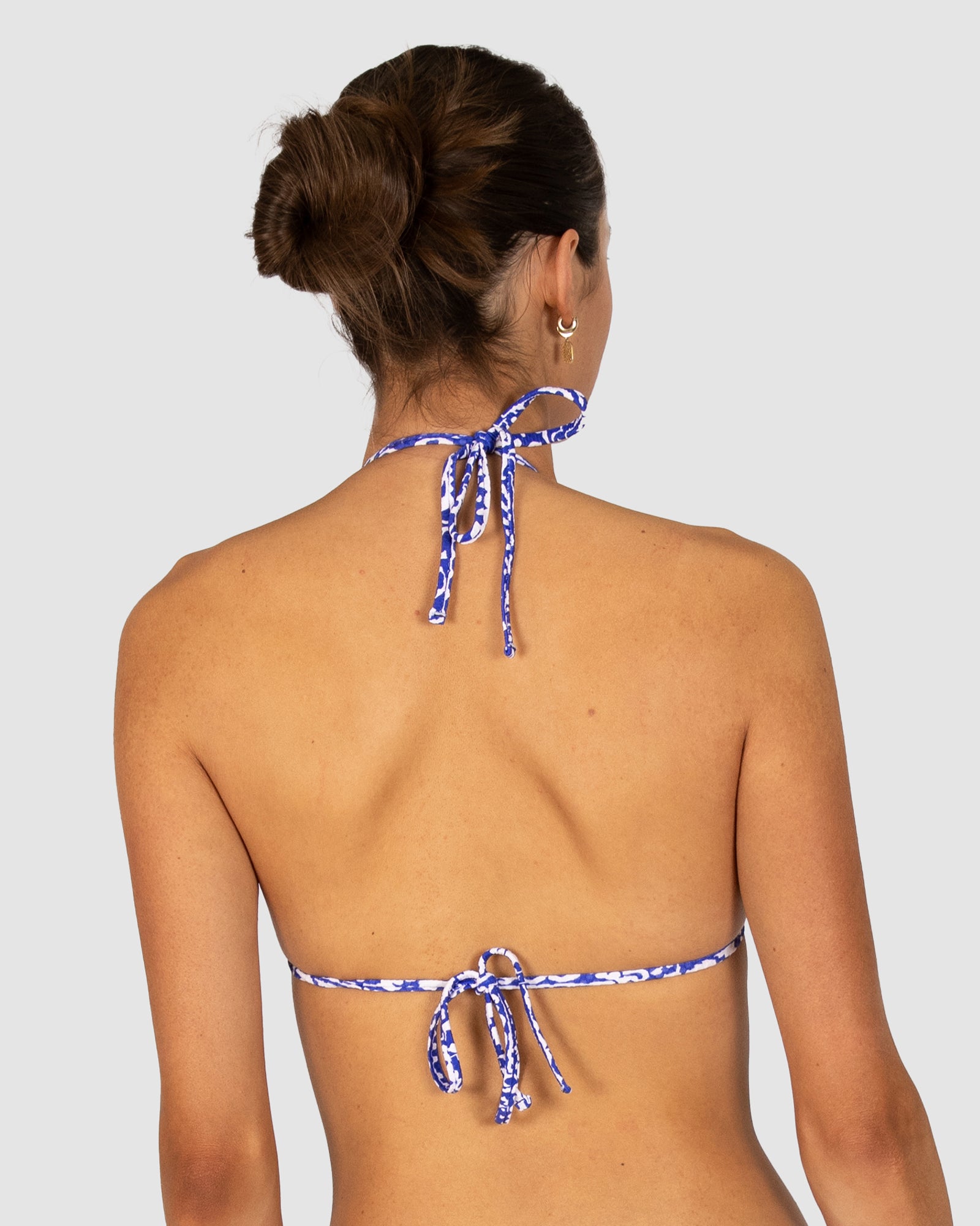 Havana Ruched Slide Triangle Bikini Bra Top