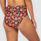 Flamenco Gathered High Waist Bikini Bottom