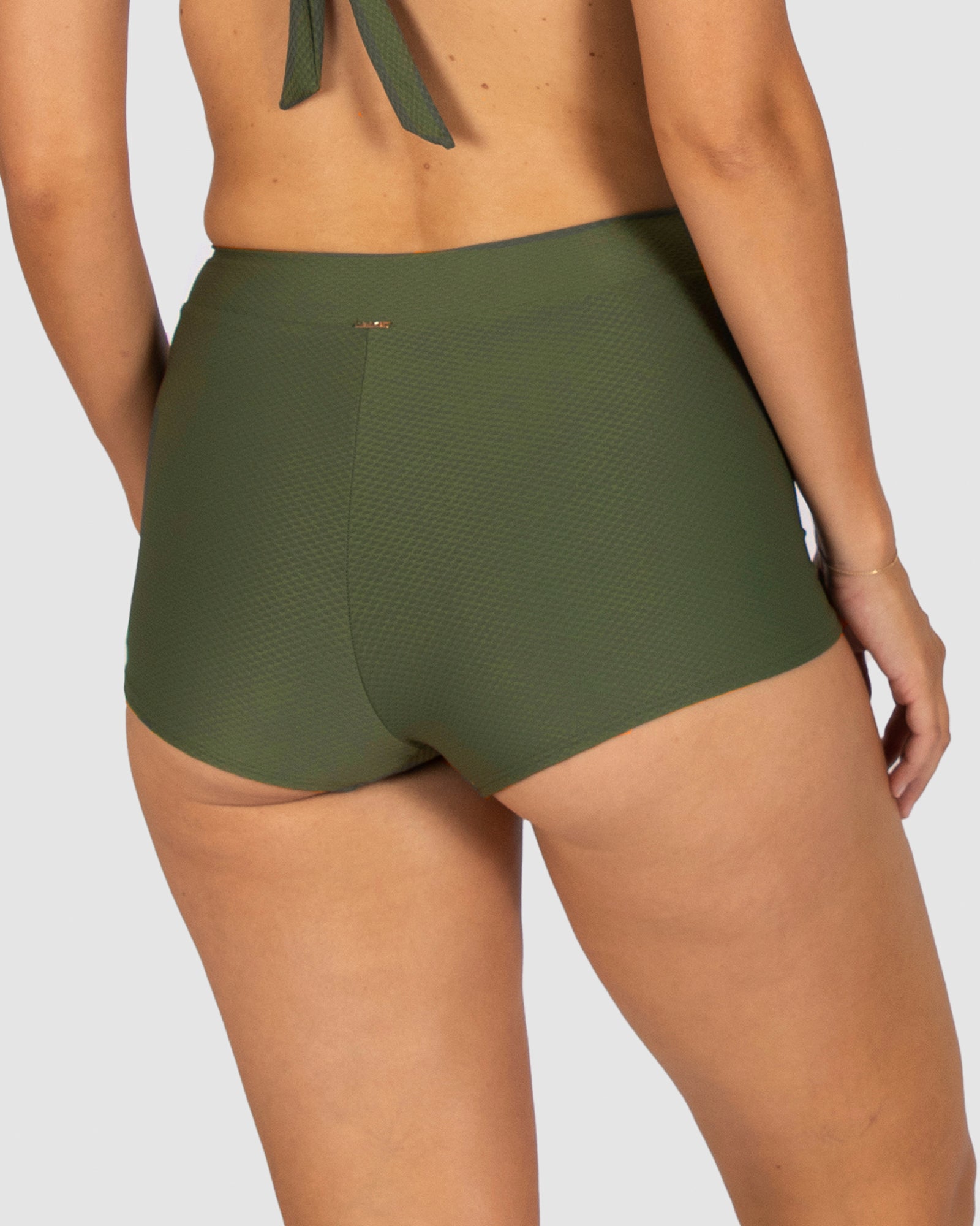 Rococco High Waist Boyleg Bikini Bottom