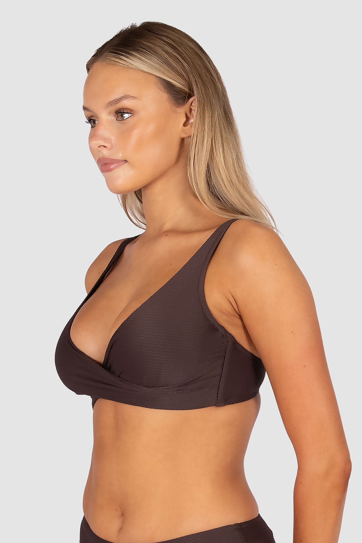 Rococco D/E Cup Wrap Bikini Bra Top
