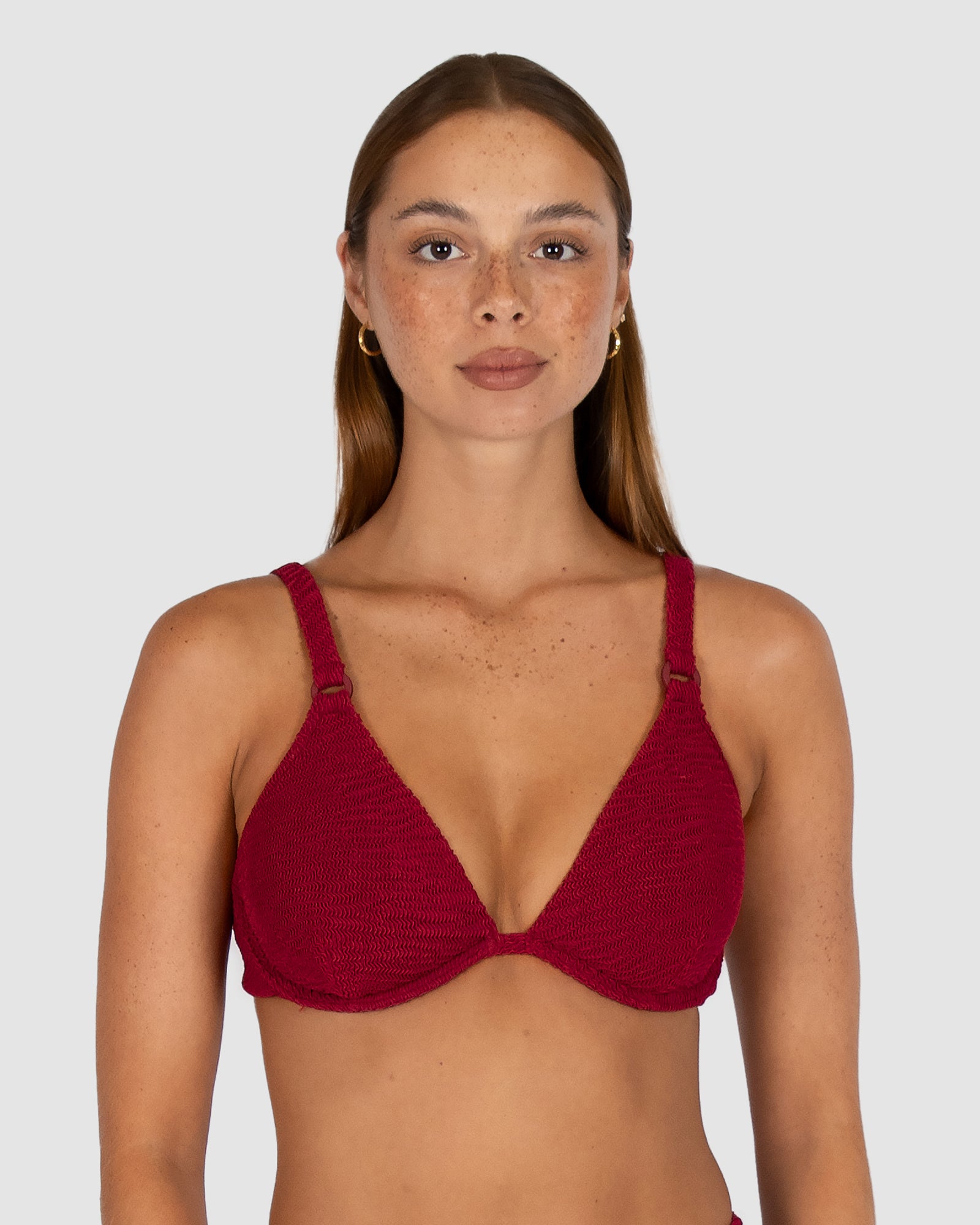 Ibiza D-DD Cup Underwire Triangle Bikini Bra Top
