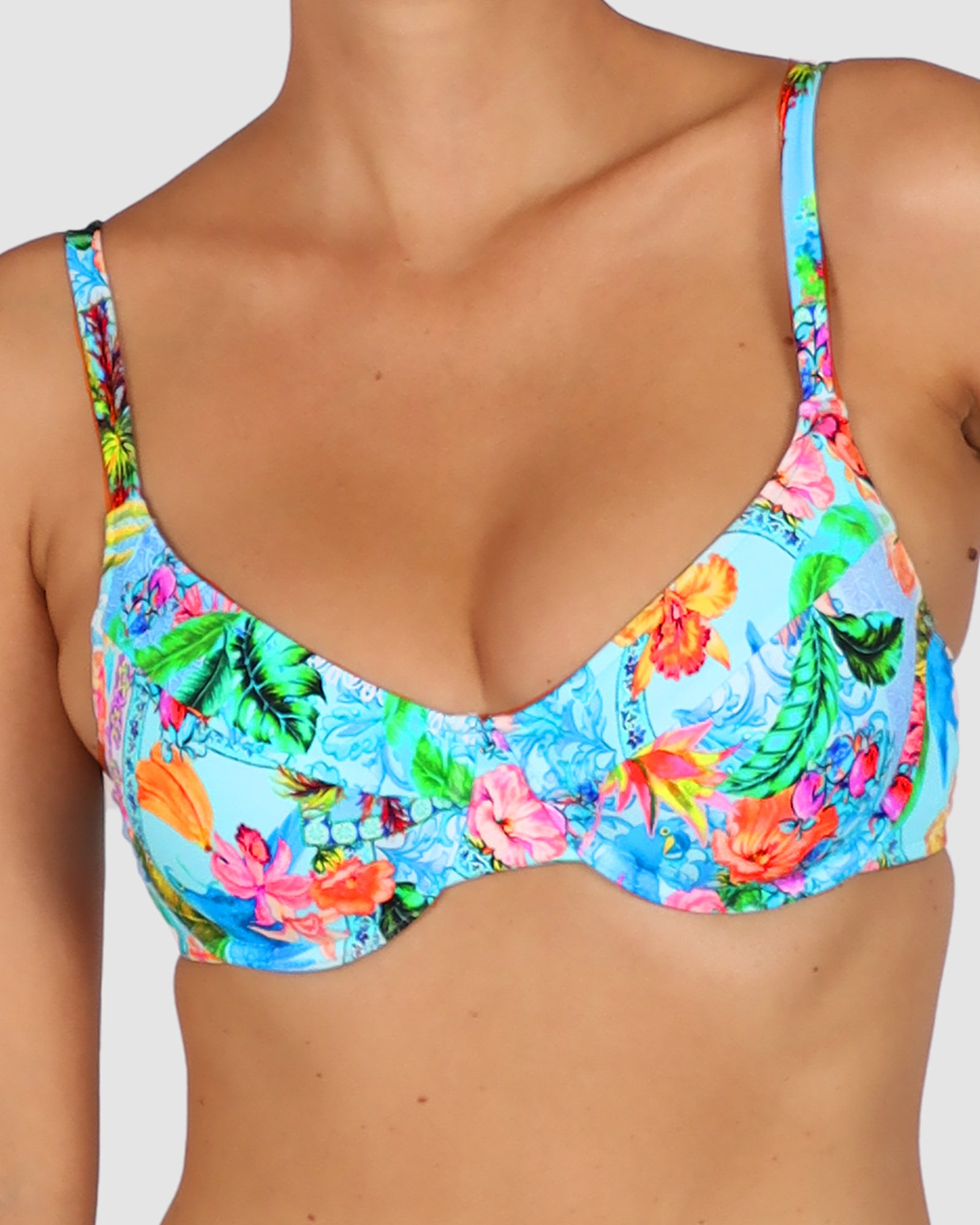Sardinia D Cup Balconette Bikini Bra Top