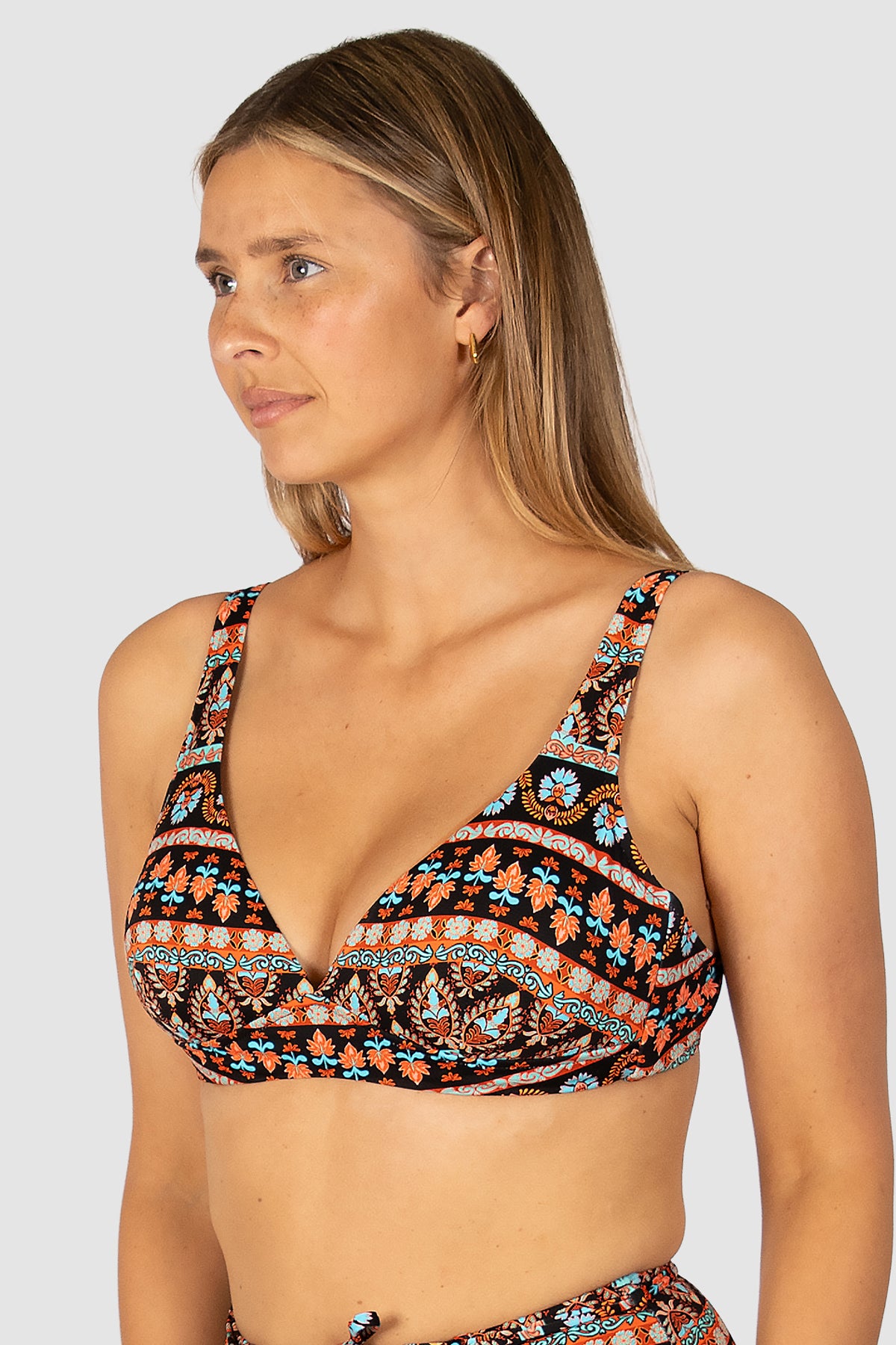 Morocco D/DD Cup Longline Bikini Bra Top