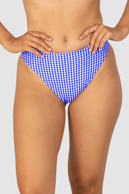 Riviera High Waist Cheeky Bikini Bottom