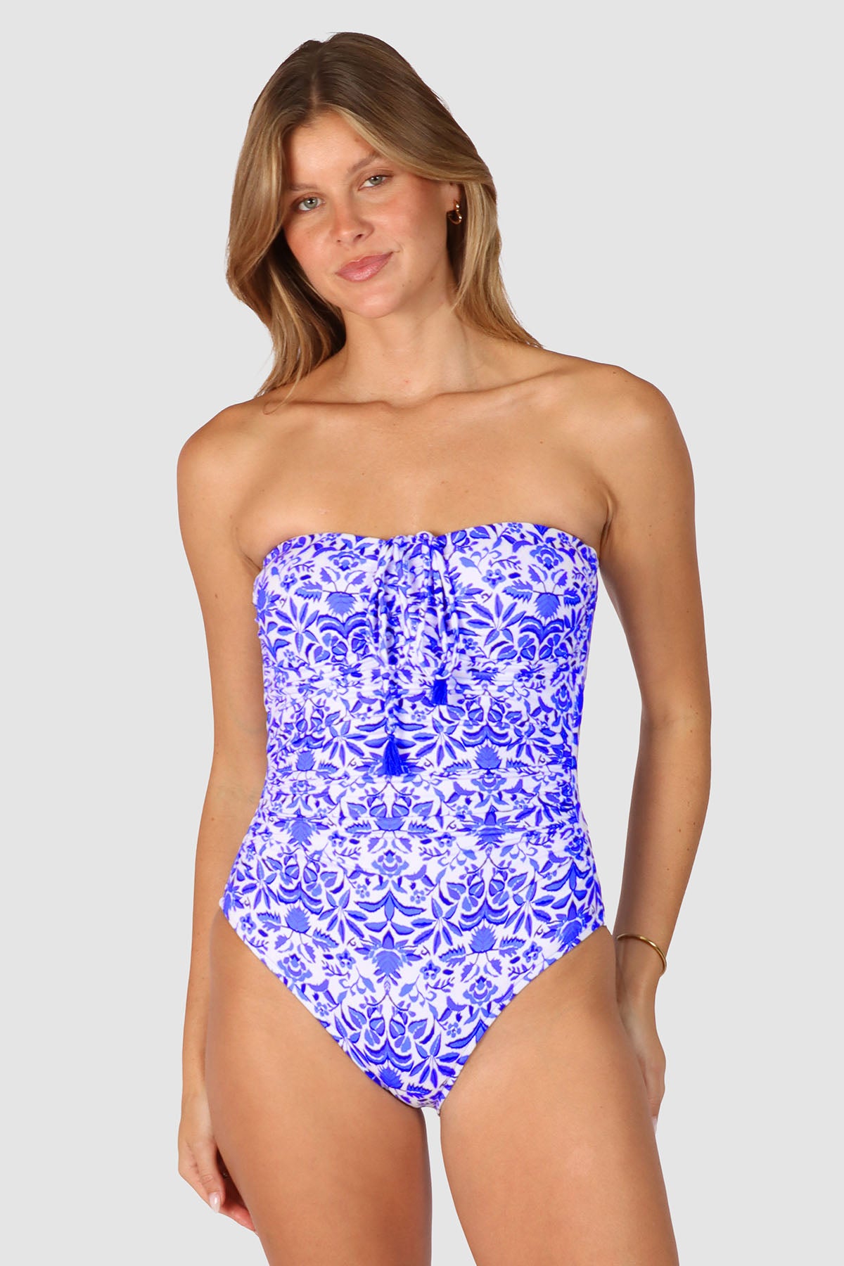 Free Spirit Bandeau One Piece Swimsuit