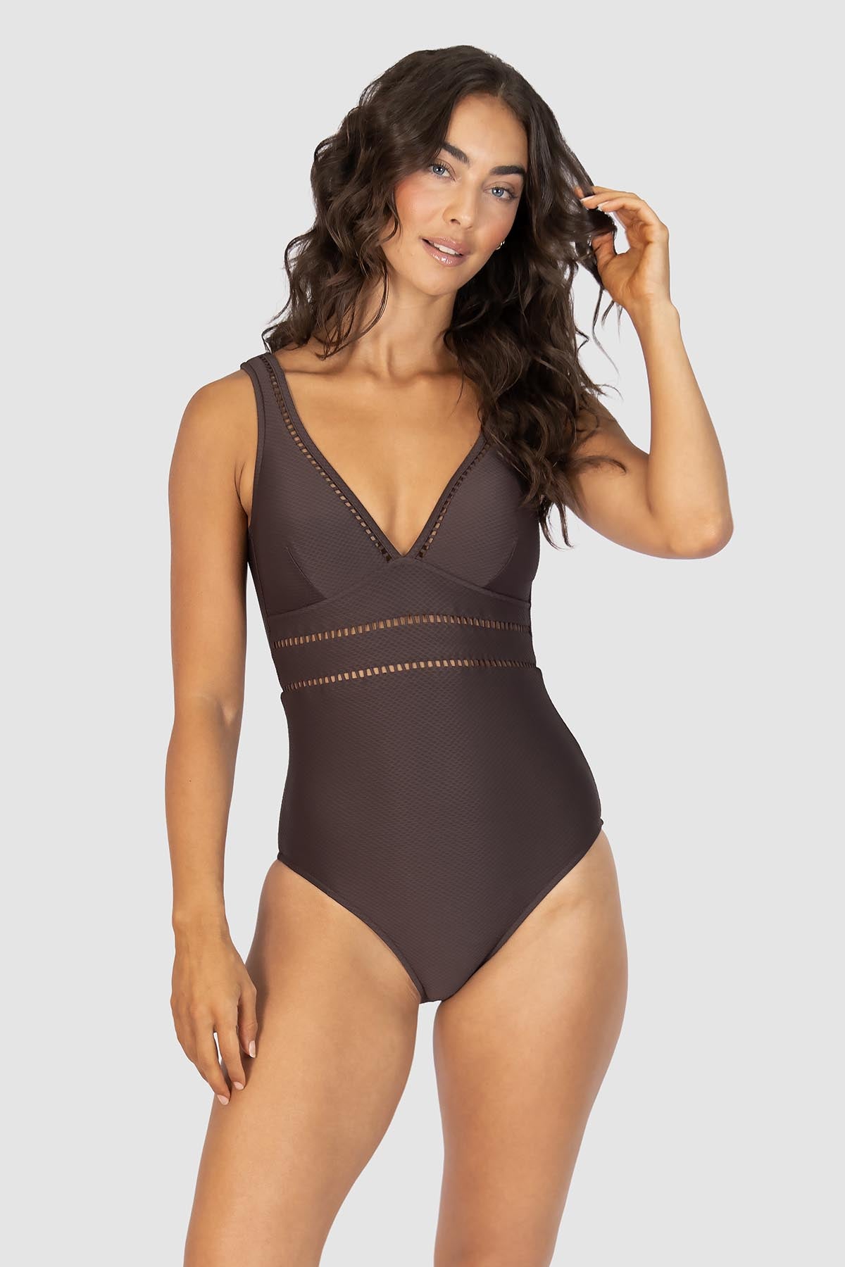 Rococco Longline One Piece Swimsuit