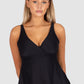 Rococco Flared D/E Cup Wrap Singlet Top