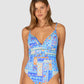 Tulum V Neck One Piece Swimsuit