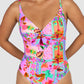 Sardinia D-E Tie Front One Piece Swimsuit