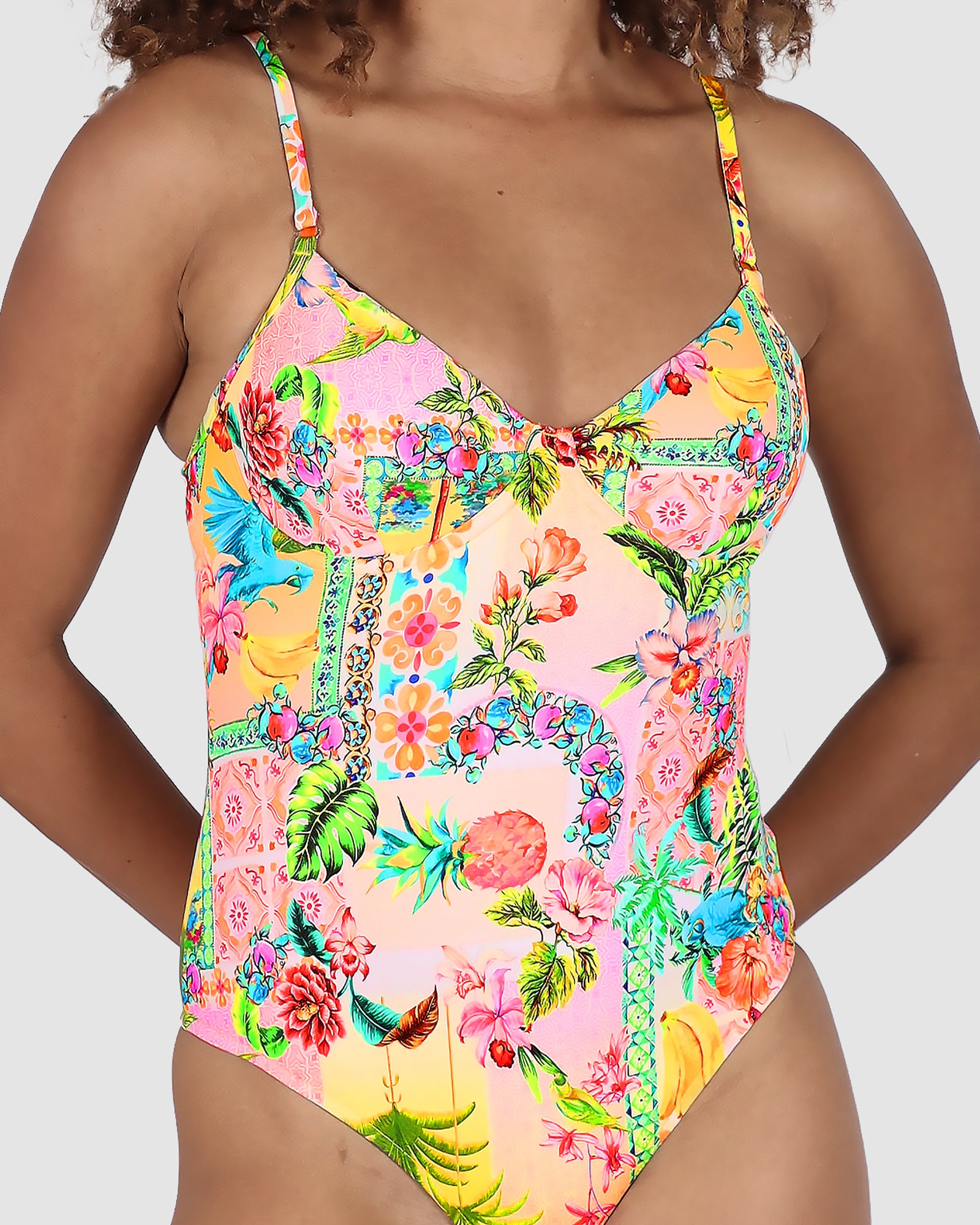 Sardinia Retro Underwire One Piece Swimsuit