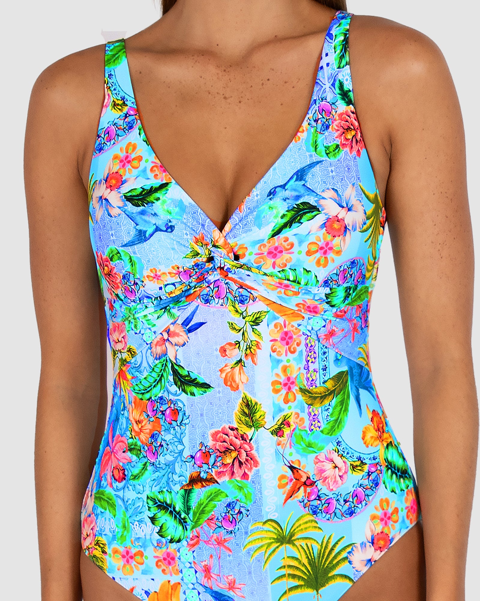 Sardinia C-DD Cup Twist Bralette One Piece Swimsuit