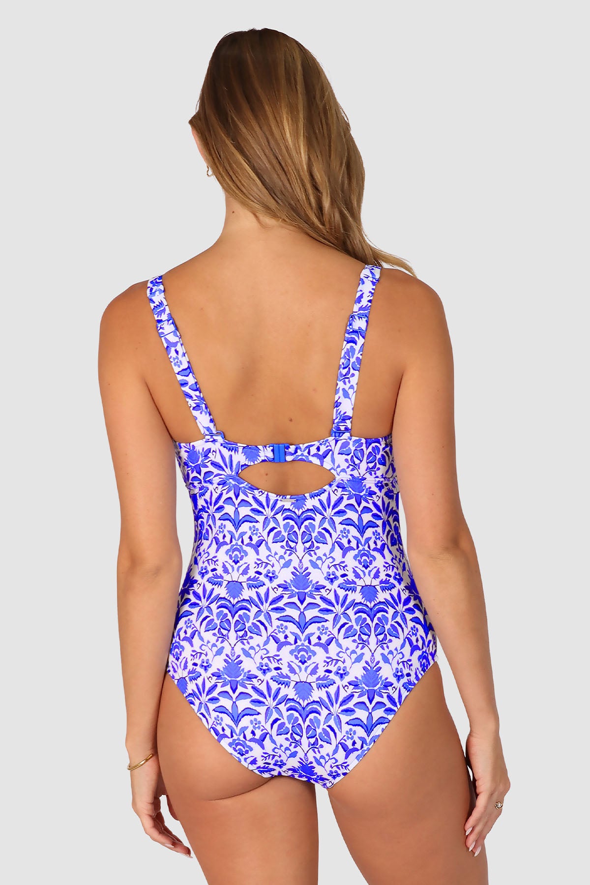 Free Spirit D/E Cup Underwire One Piece Swimsuit