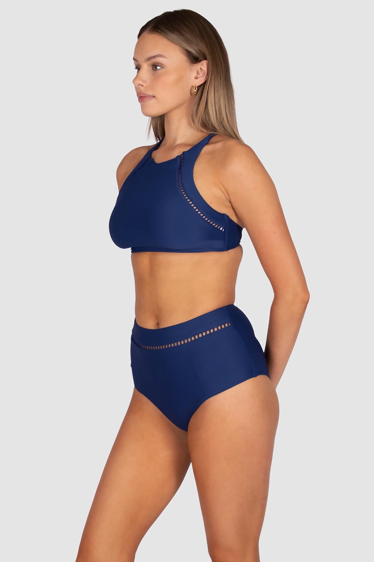 Rococco Lace High Waist Bikini Bottom