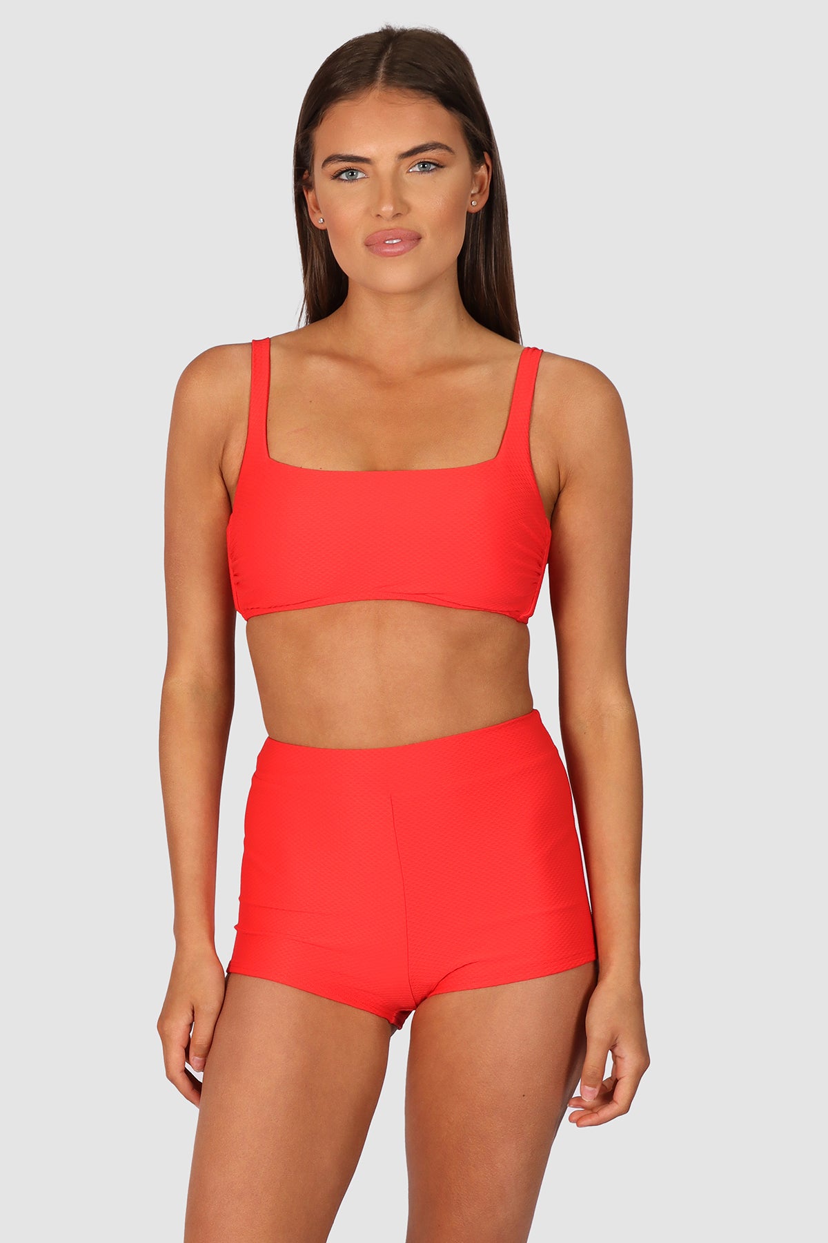 Rococco High Waist Boyleg Bikini Bottom