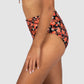 Flamenco Gathered High Waist Bikini Bottom
