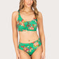 Spice Temple E/F/G Cup Lace Up Bikini Bra Top