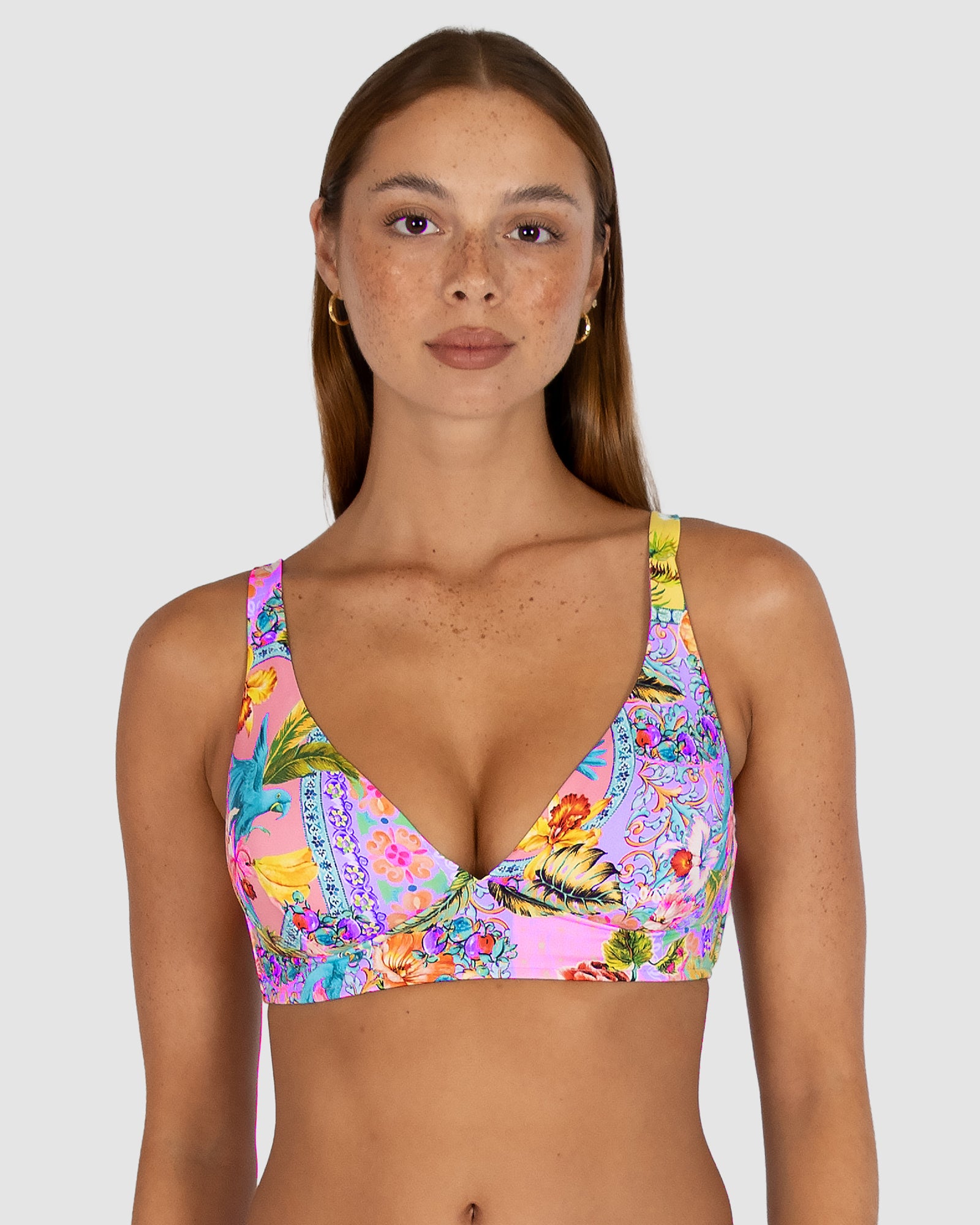 Sardinia C/D Cup Longline Bikini Bra Top