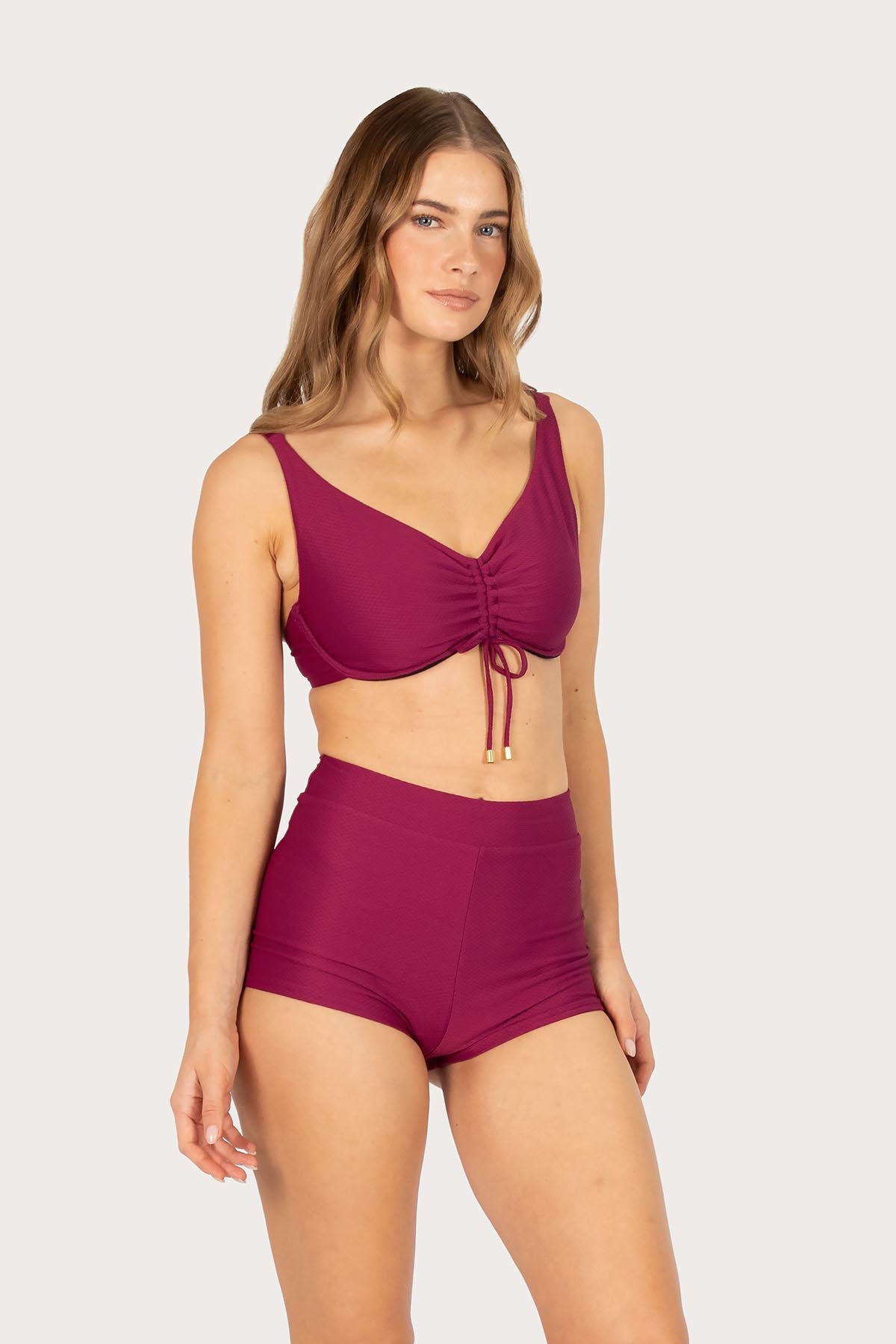 Rococco F Cup Triangle Bikini Bra Top