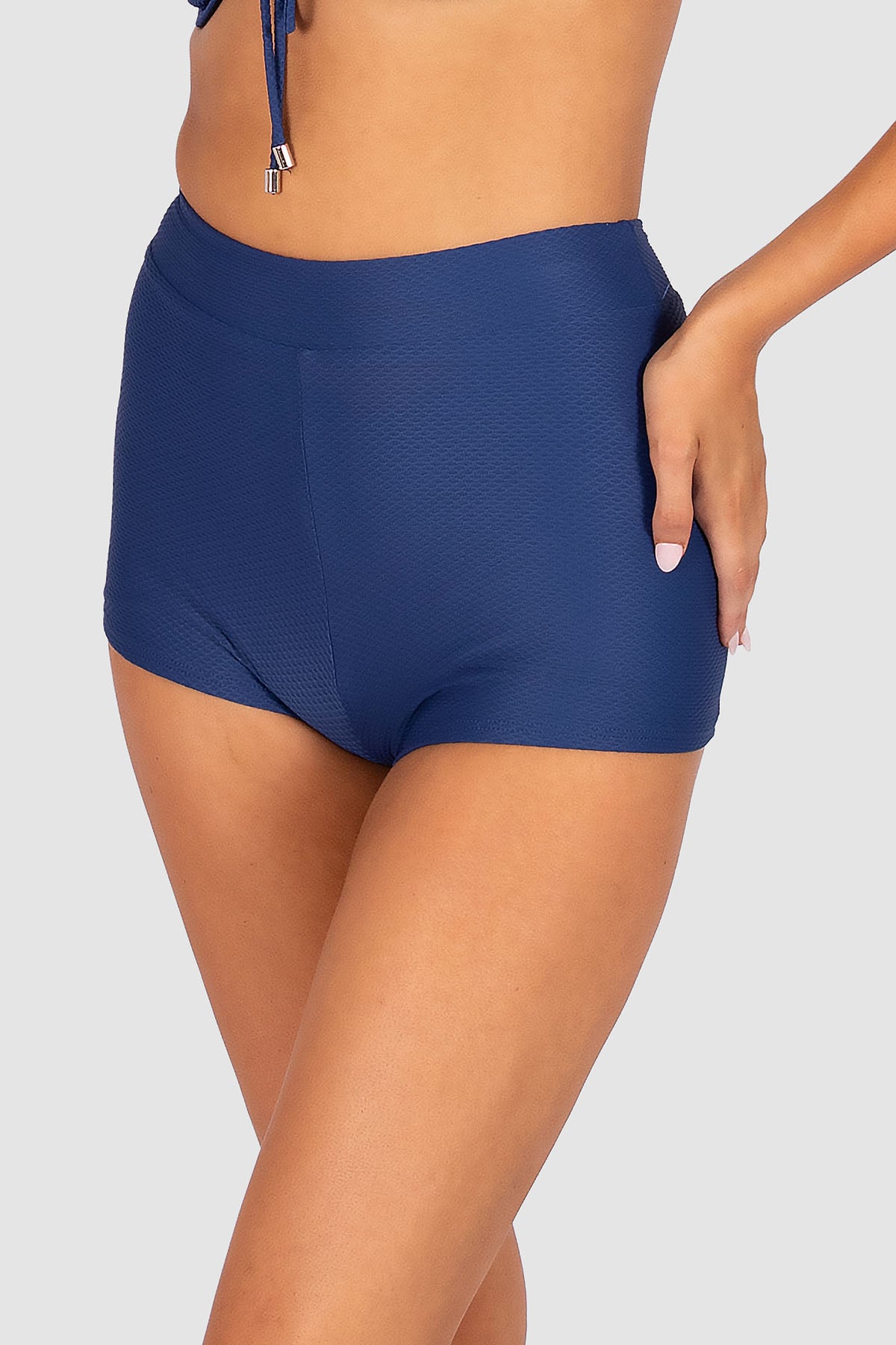 Rococco High Waist Boyleg Bikini Bottom