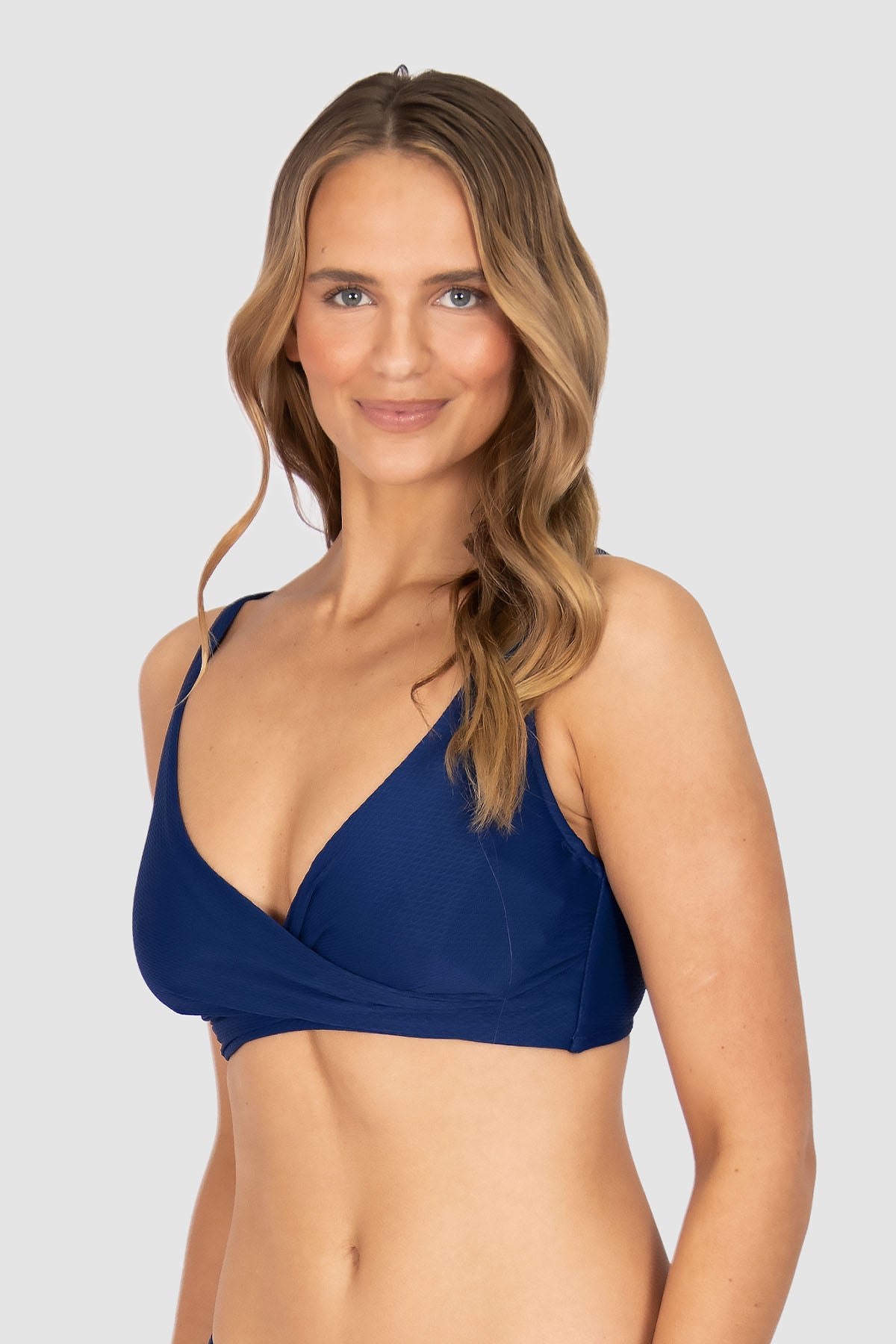 Rococco D/E Cup Wrap Bikini Bra Top