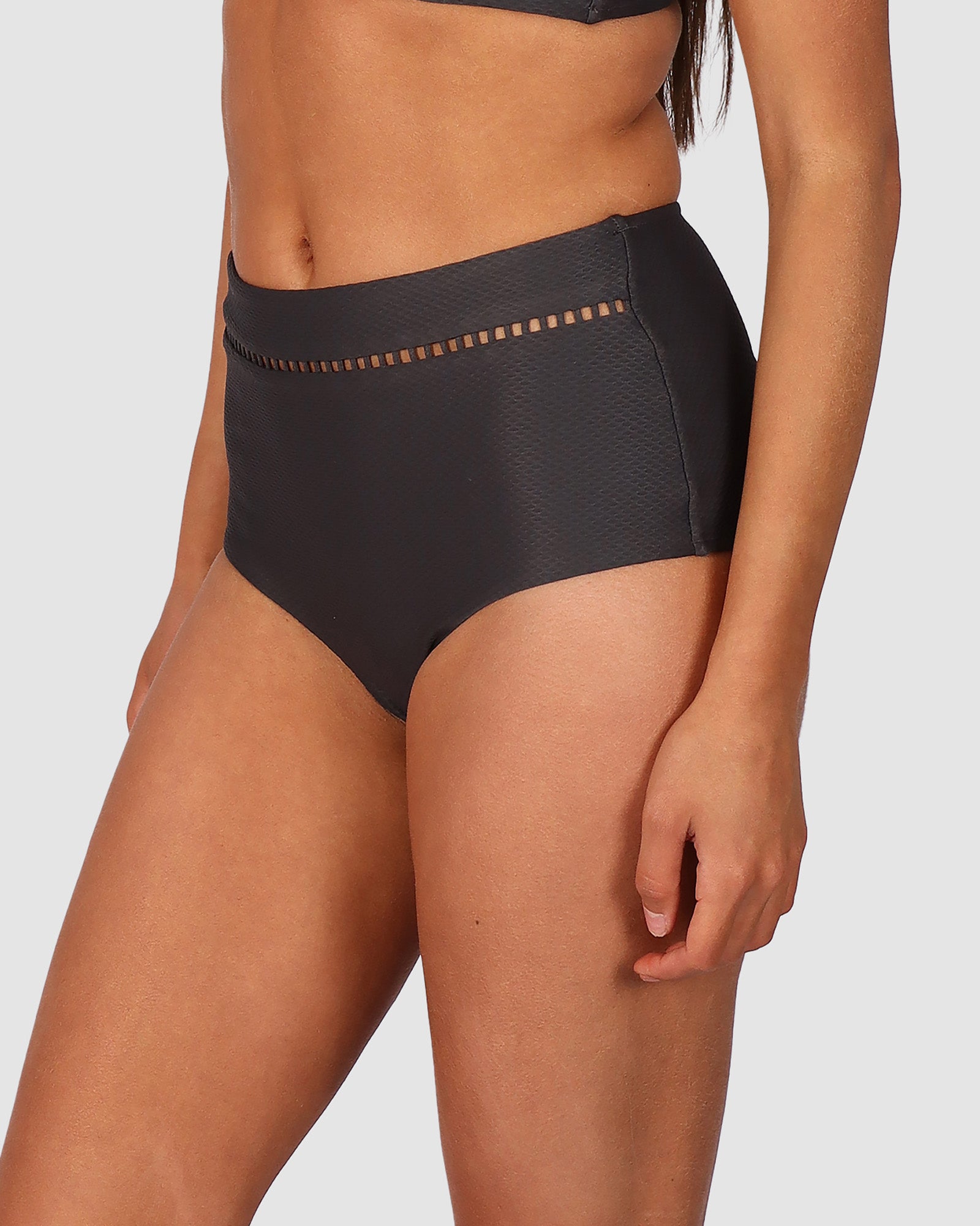 Rococco Lace High Waist Bikini Bottom