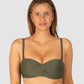 Rococco D/DD Cup Twist Bandeau Bikini Bra Top