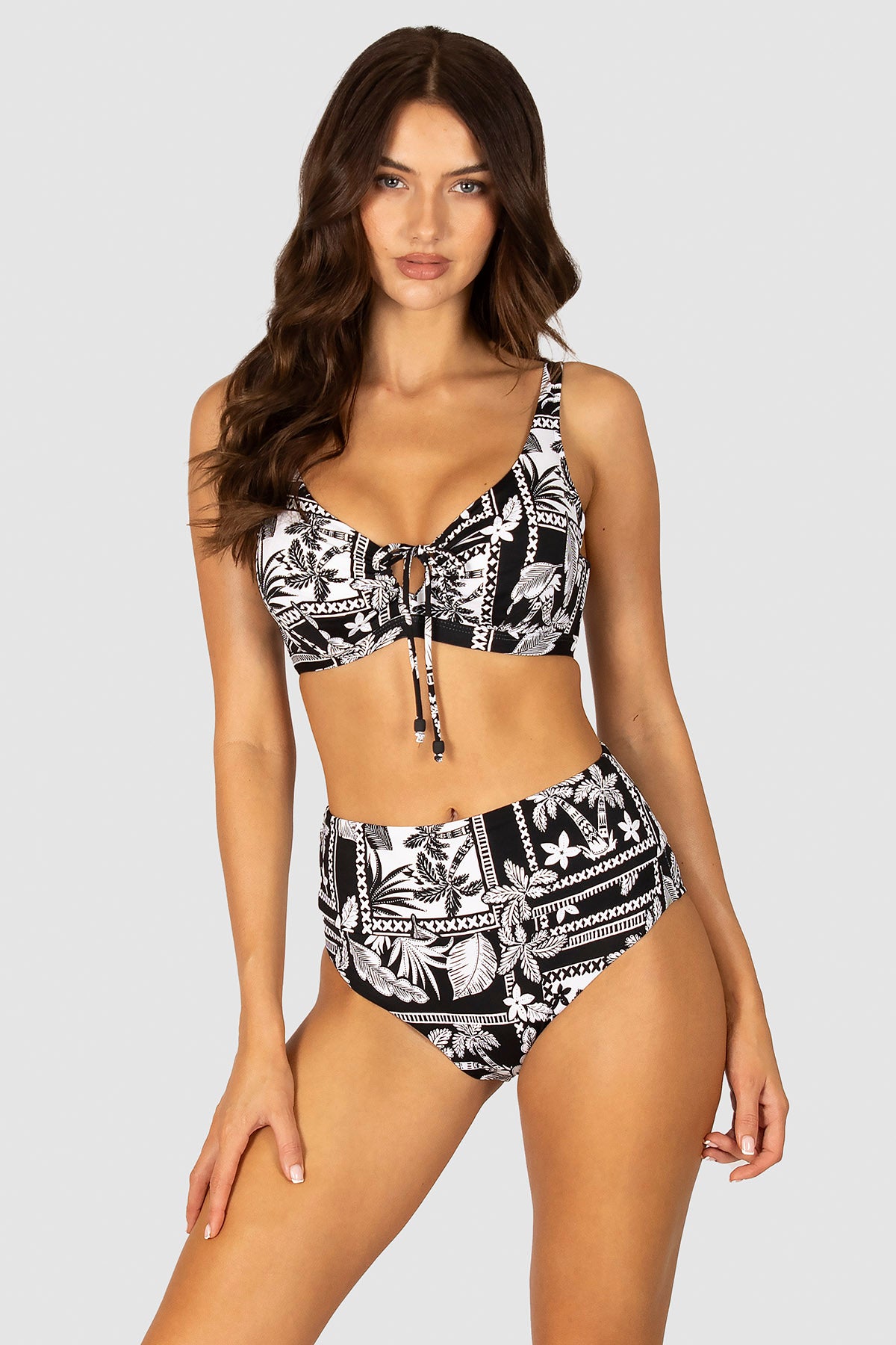 Cruz Del Mar High Waist Bikini Bottom