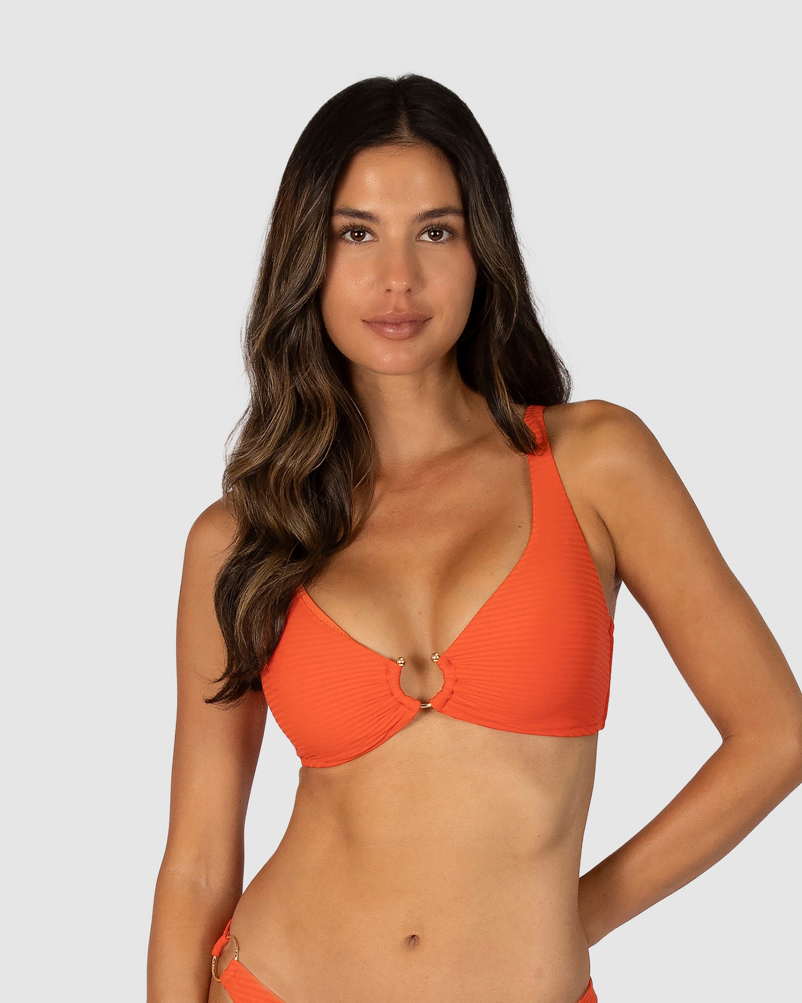 Positano C-D Cup Trim Bikini Bra Top