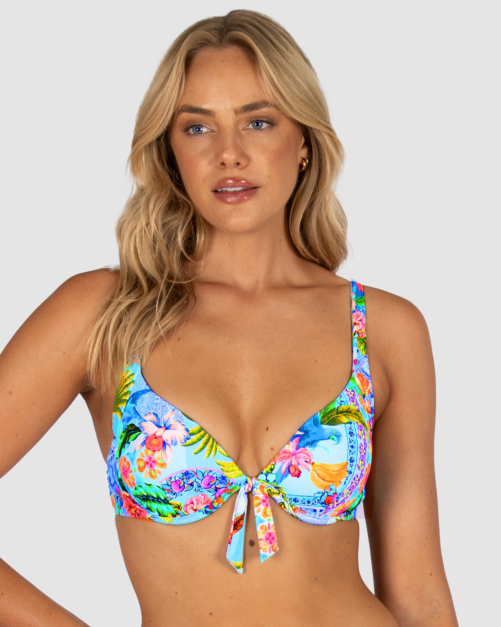 Sardinia Dream Support Booster Bikini Bra Top