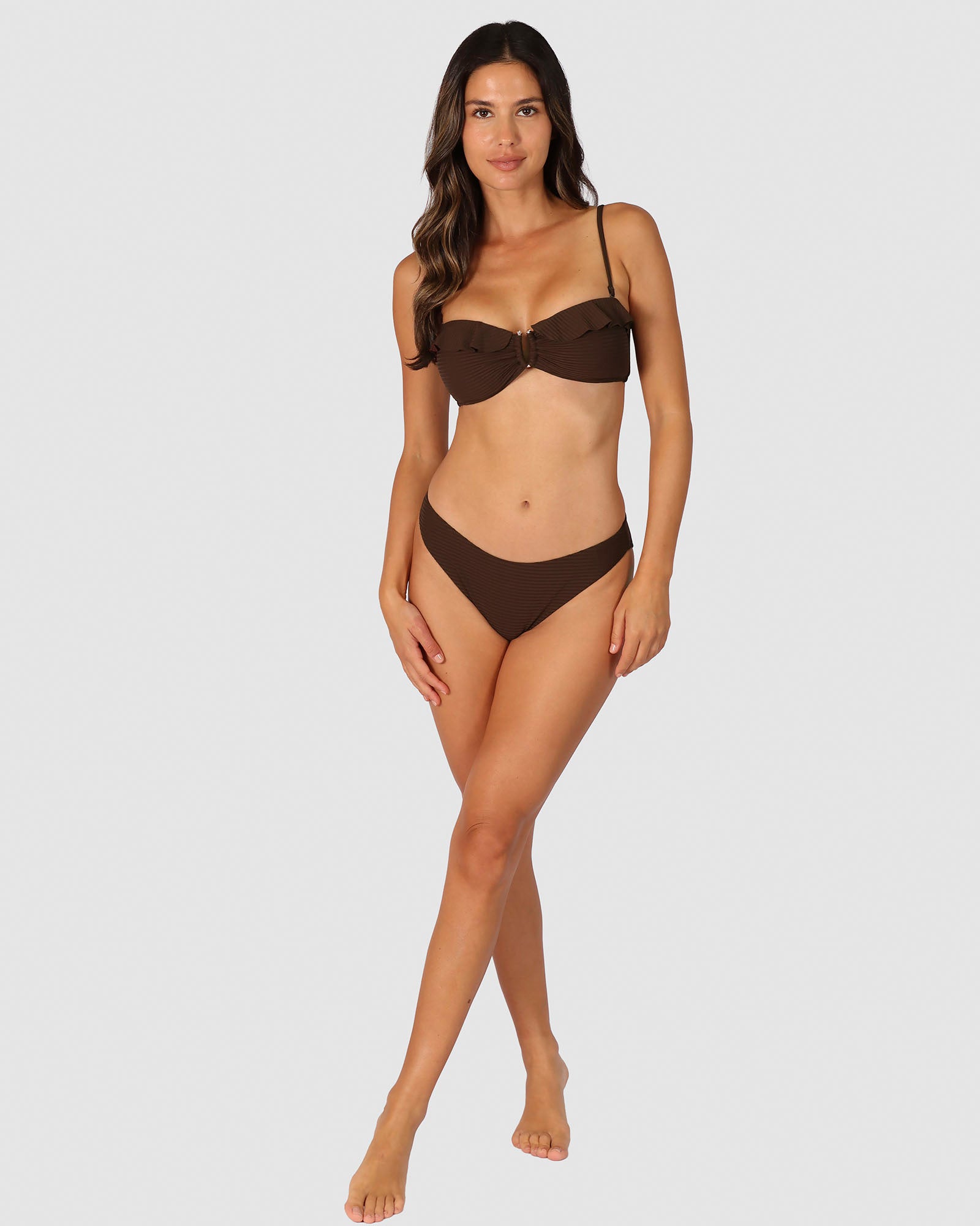 Positano Frill Bandeau Bikini Bra Top