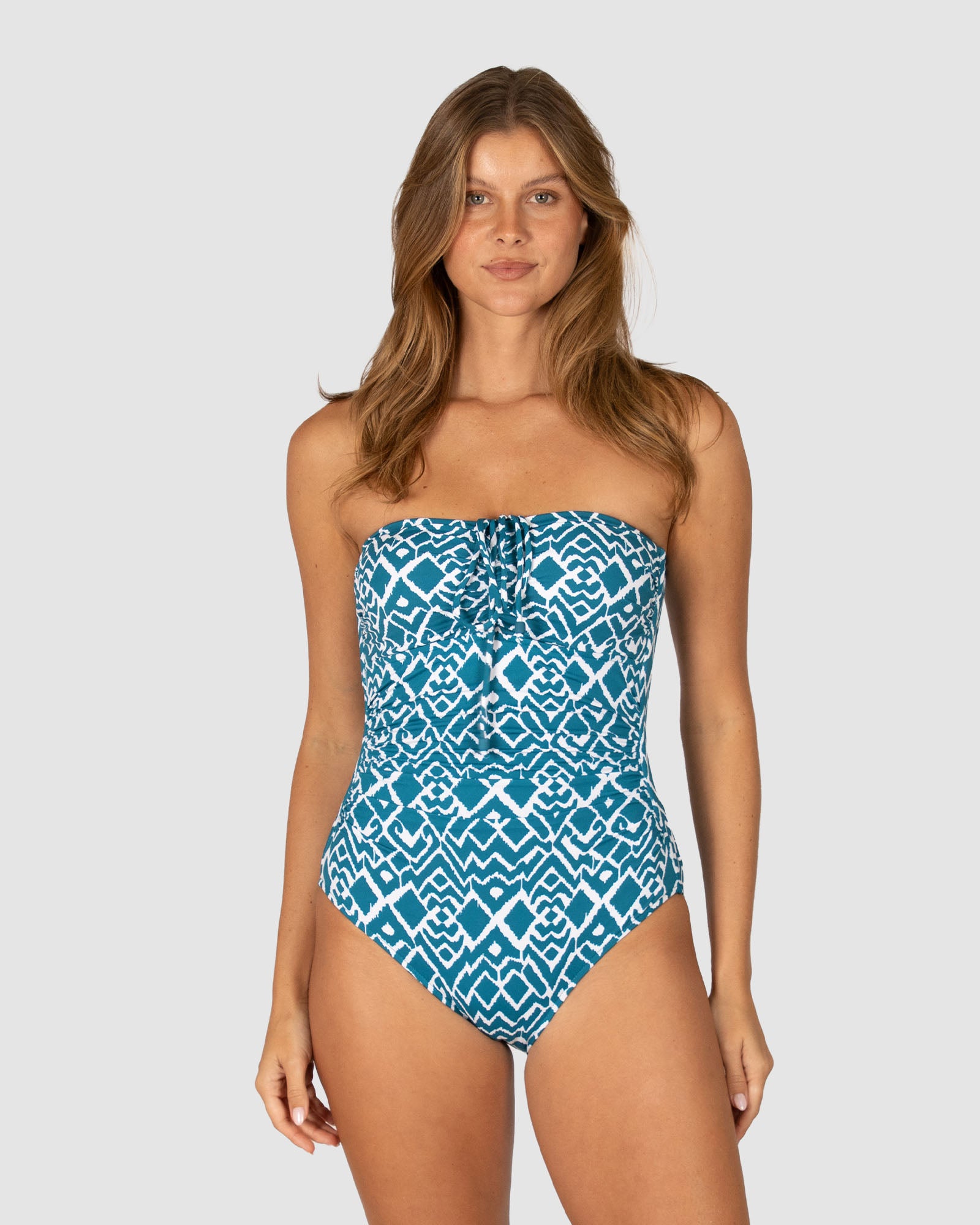 La Selva Bandeau One Piece Swimsuit