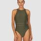 Rococco High Neck One Piece Swimsuit