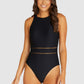 Rococco High Neck One Piece Swimsuit