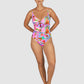 Sardinia D-E Tie Front One Piece Swimsuit