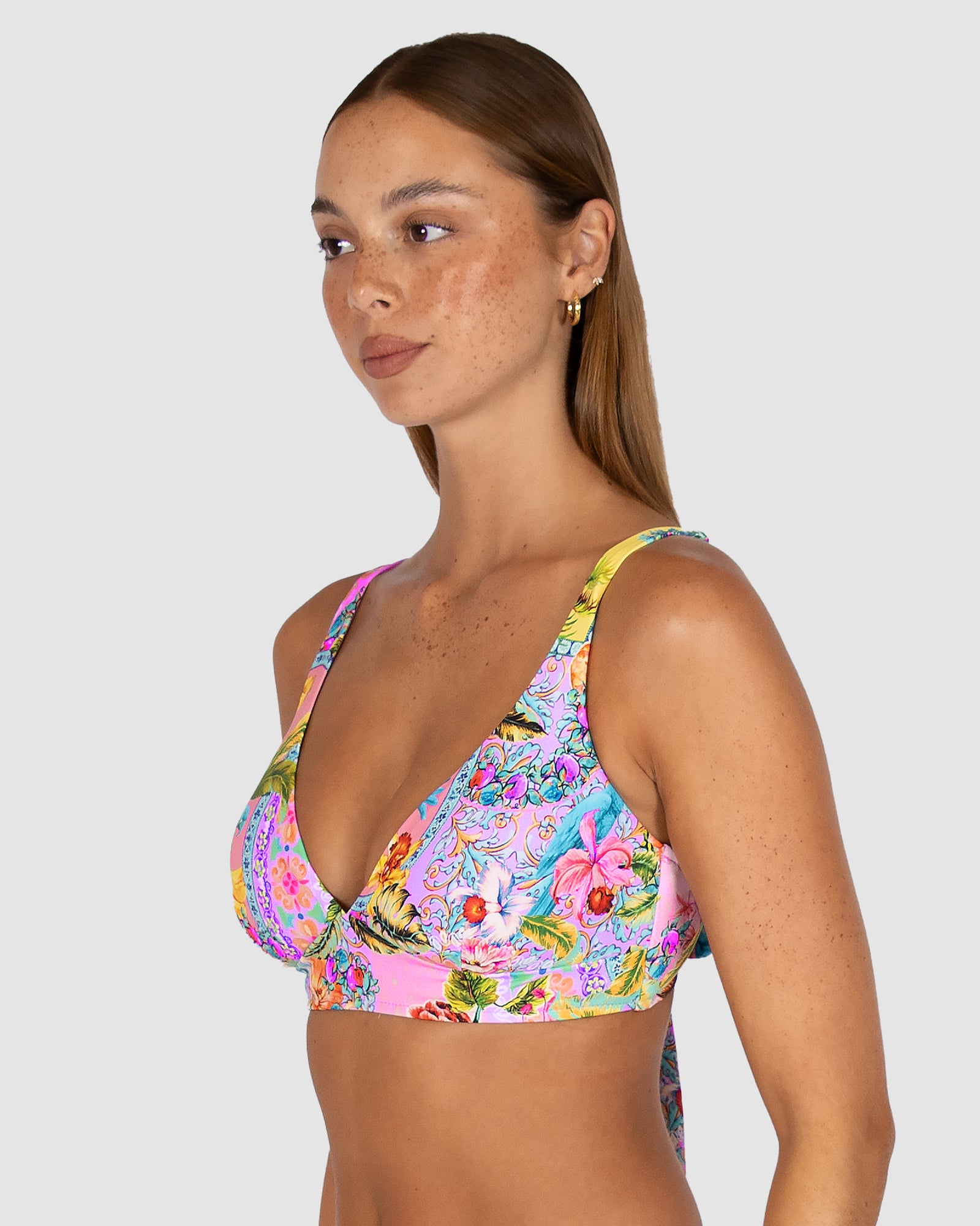 Sardinia C/D Cup Longline Bikini Bra Top