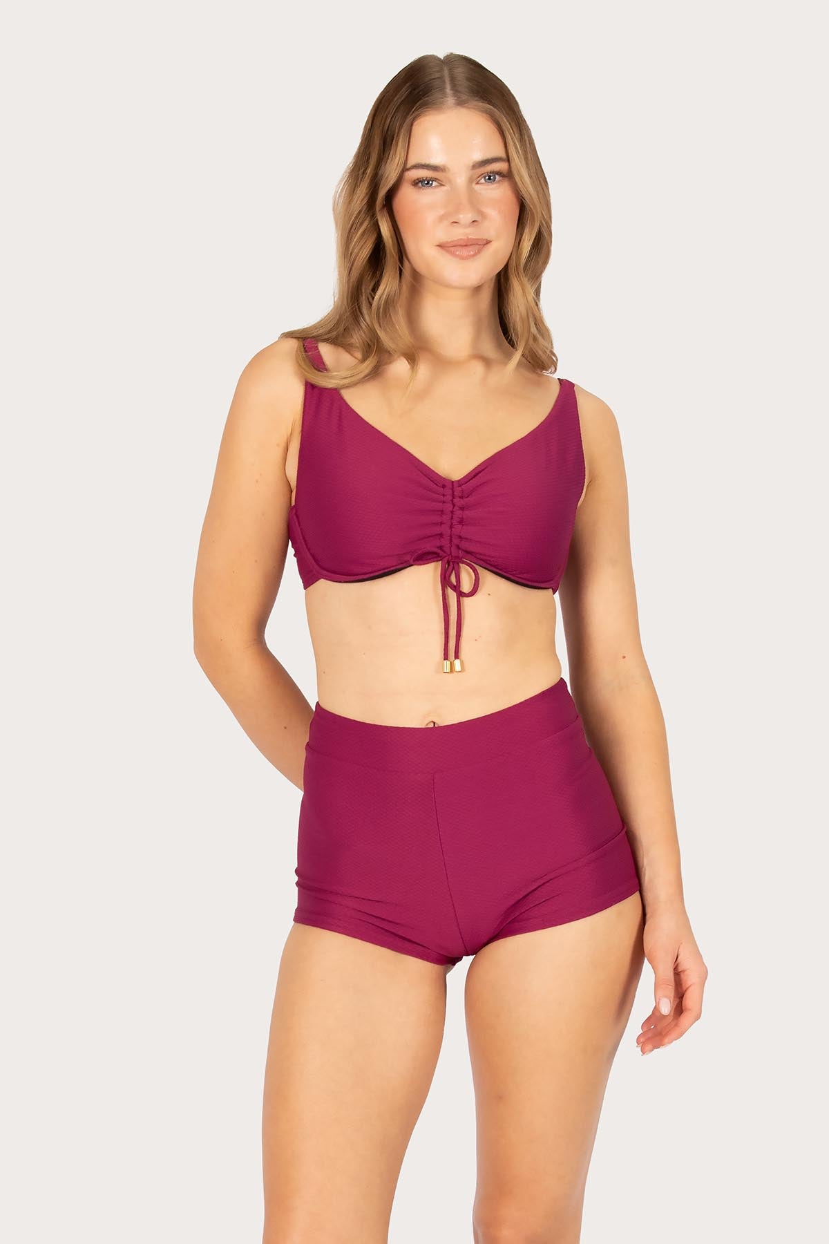 Rococco F Cup Triangle Bikini Bra Top