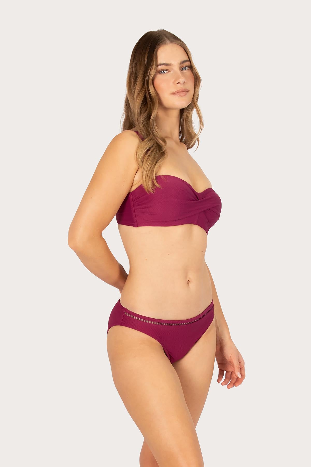 Rococco D/DD Cup Bandeau Bikini Bra Top