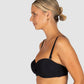 Rococco D/DD Cup Twist Bandeau Bikini Bra Top