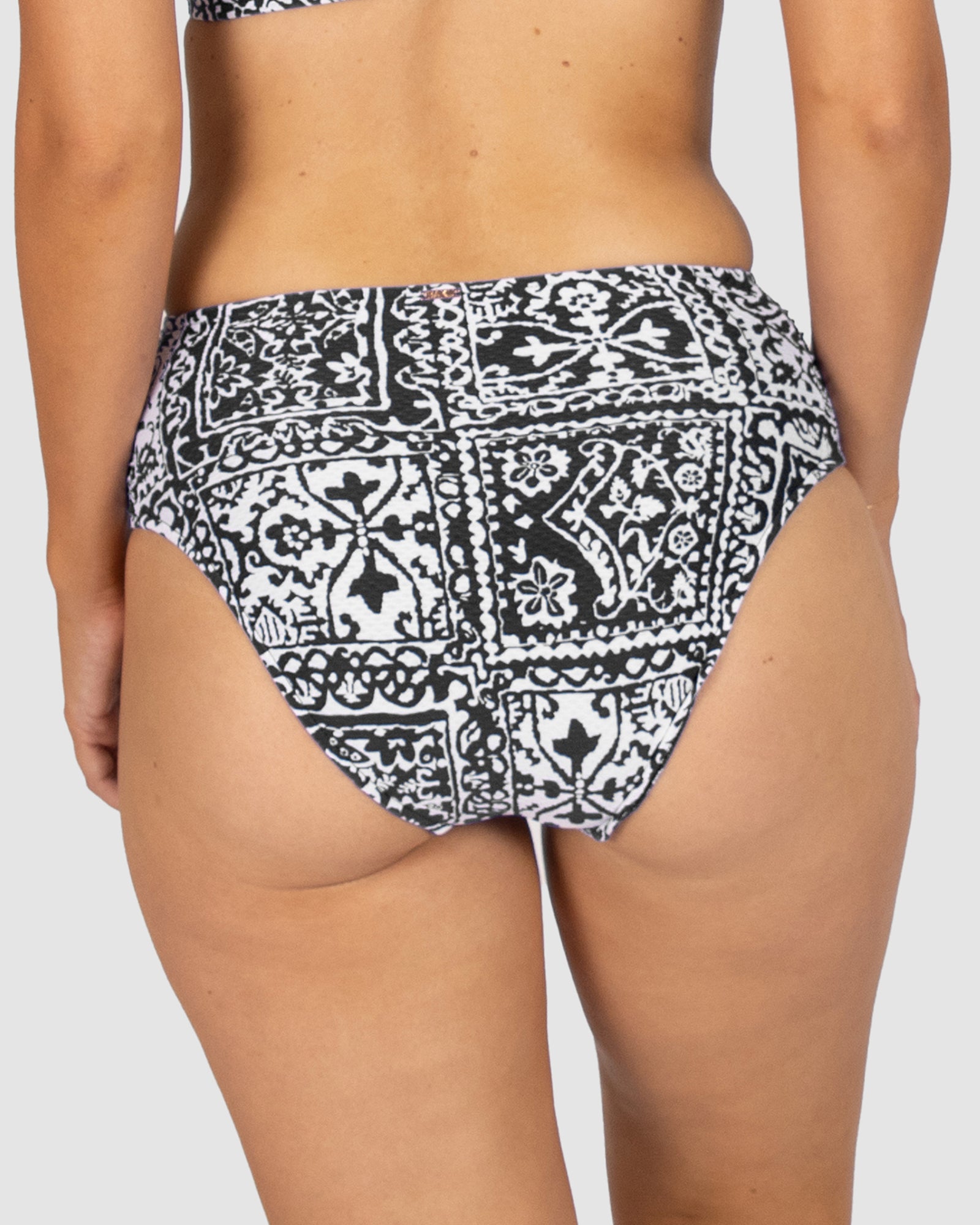 Havana Ruched Side Mid Bikini Bottom