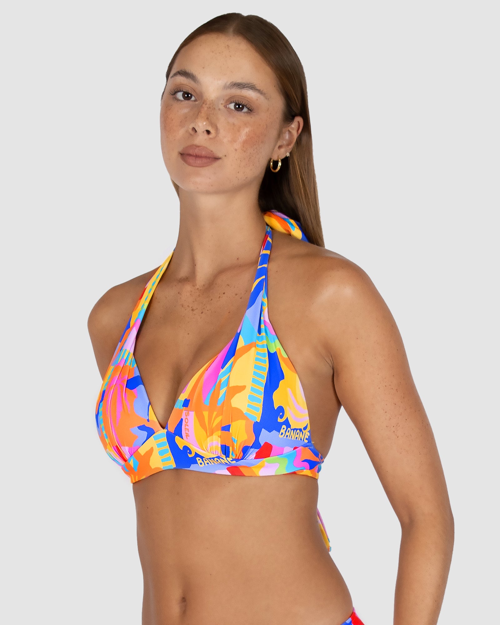 Grenada D-DD Cup Fixed Moulded Triangle Bikini Bra Top
