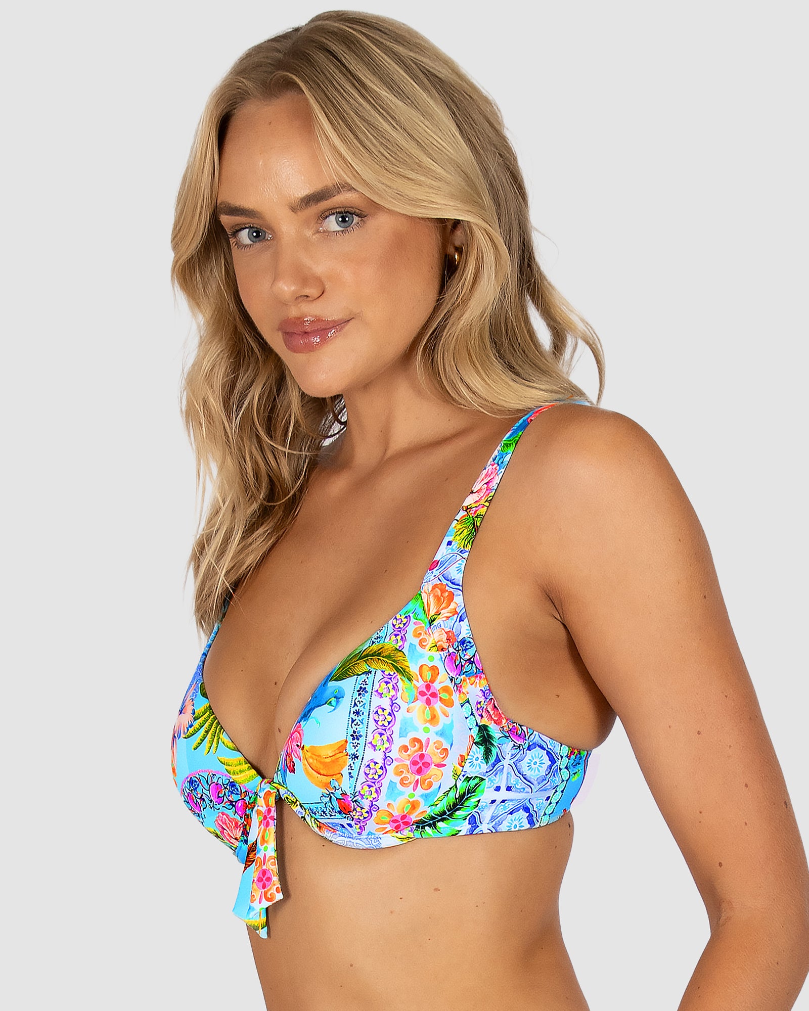 Sardinia Dream Support Booster Bikini Bra Top