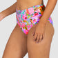 Sardinia high waist bikini bottom by Baku – tummy control and floral print, made in Australia