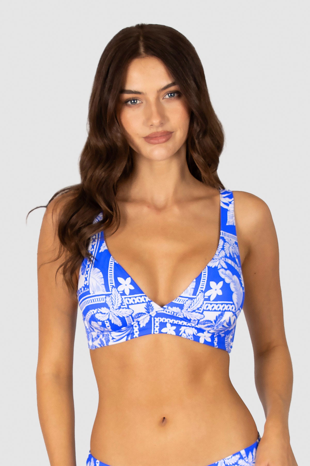 Cruz Del Mar D/DD Longline Bikni Bra Top