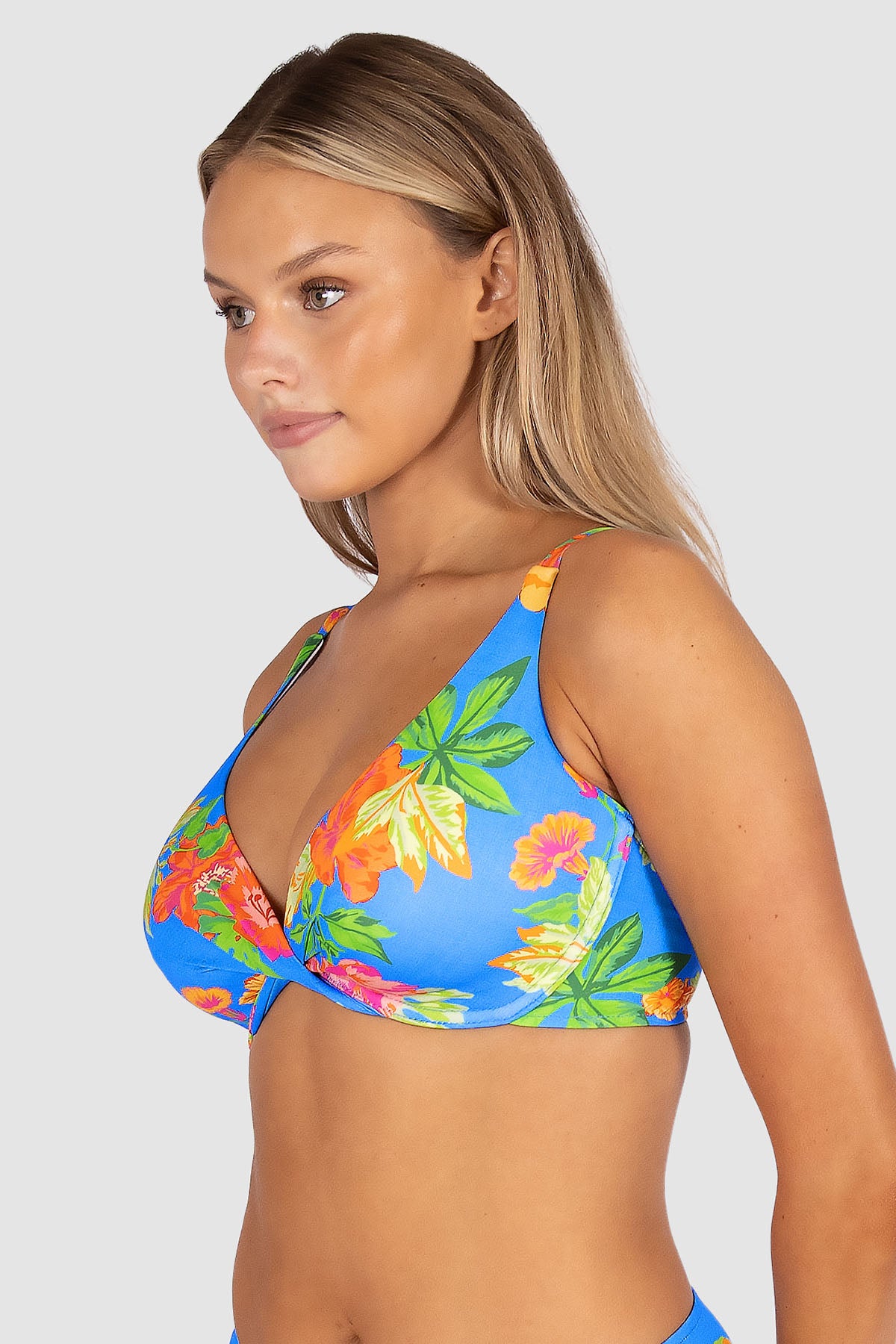 Cala Luna F Cup Wrap Triangle Bikini Bra Top