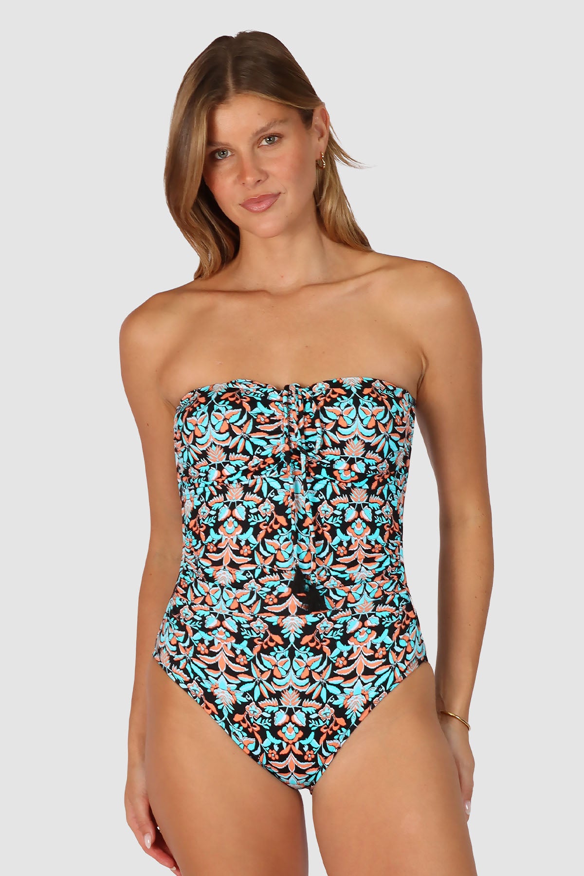 Free Spirit Bandeau One Piece Swimsuit