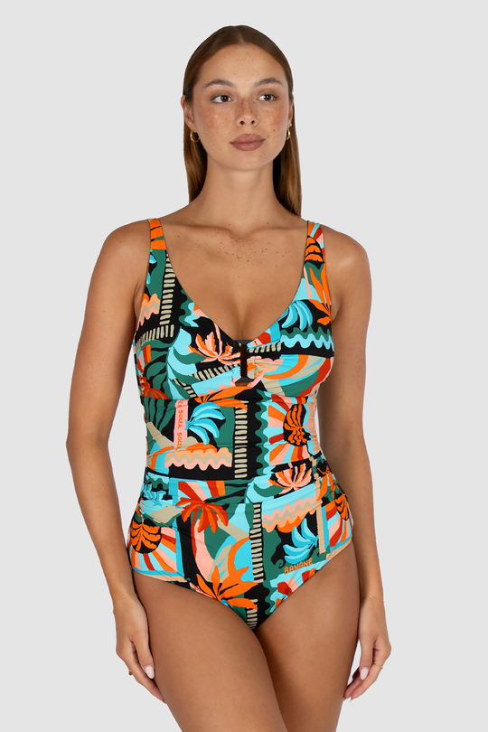 Grenada D-E Cup Ring Front One Piece Swimsuit