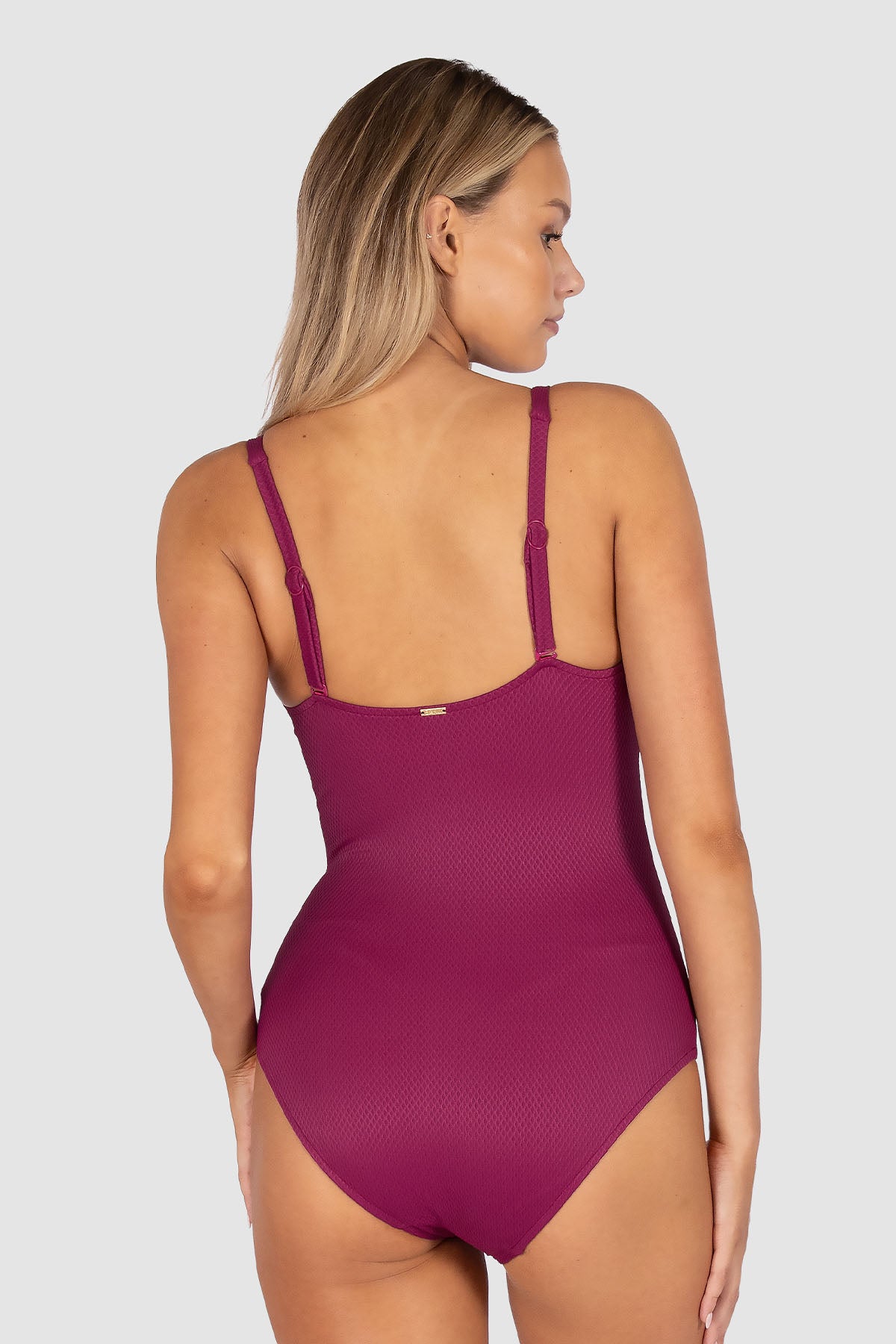 Rococco D/E Cup Ring Front One Piece Swimsuit