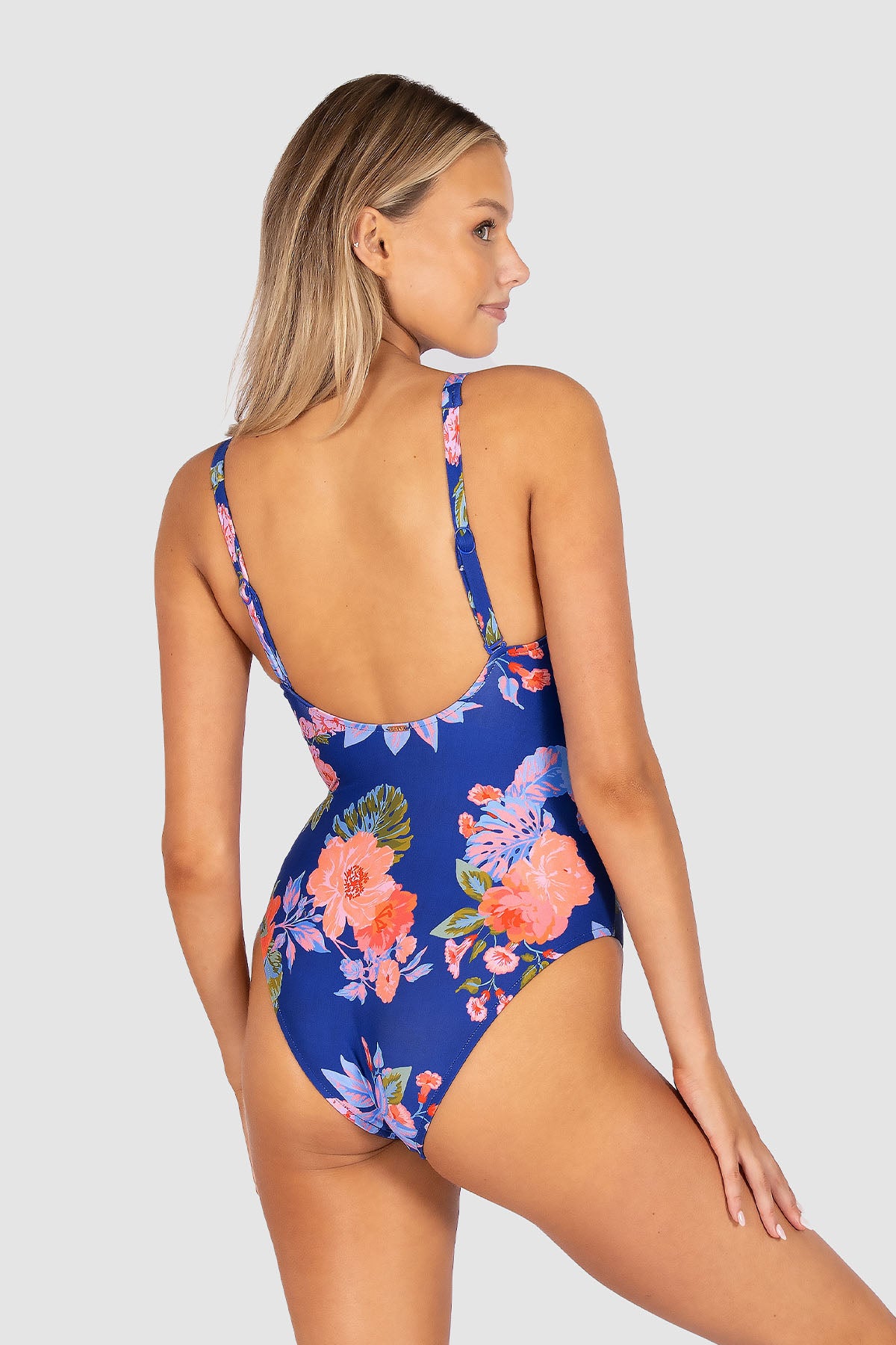 Cala Luna D/E Cup Wrap Underwire One Piece Swimsuit