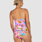 Sardinia D-E Tie Front One Piece Swimsuit